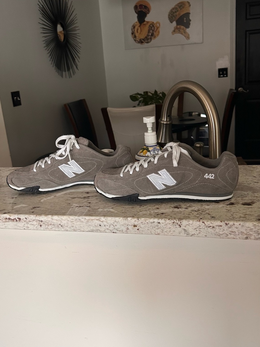 “SOLD” NEW BALANCE 442 SUEDE SNEAKERS